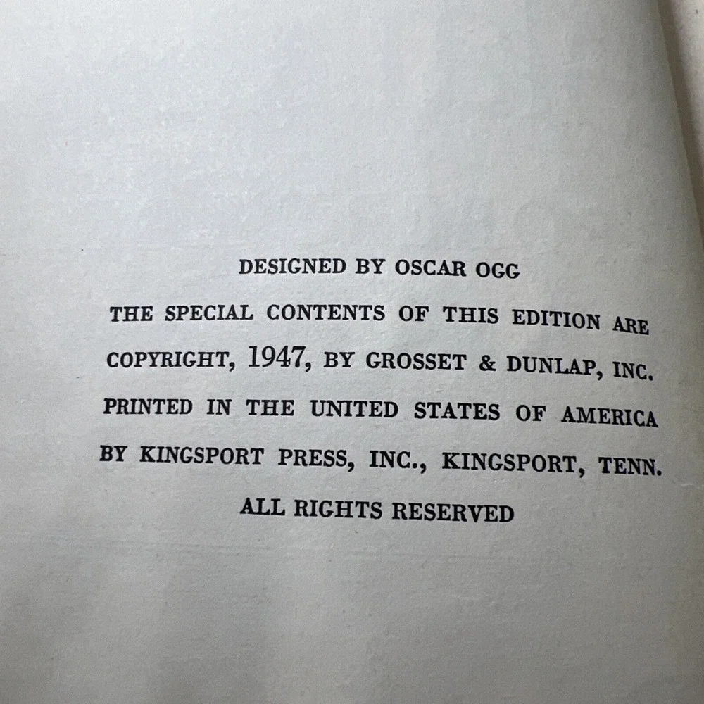 VINTAGE Treasure Island by Robert L Stevenson Junior Library HB 1947 Illustrated
